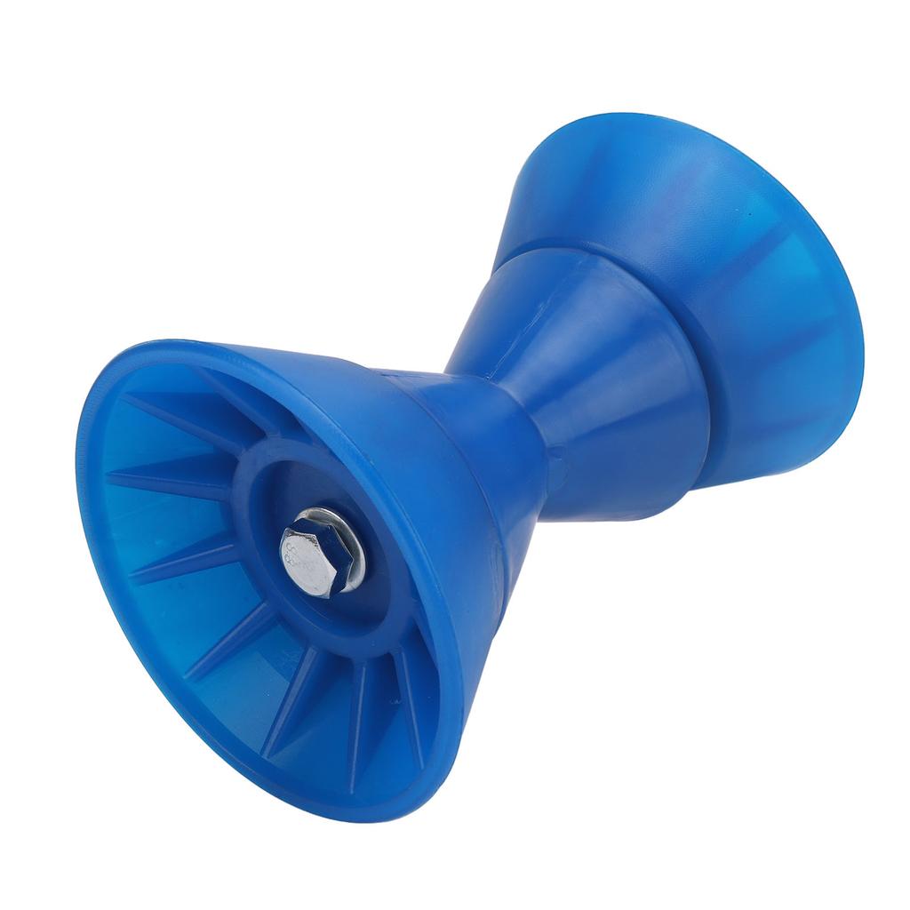 4-дюймовый лодочный ролик носовой упор с валом 1 2 дюйма, устойчивый к царапинам ПУ синий ролик для прицепа в сборе для яхт