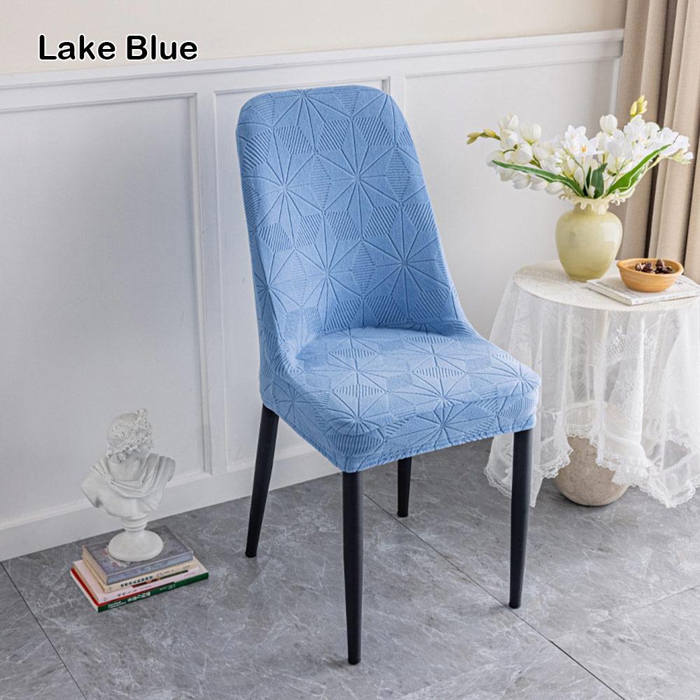 Thickened Fleece Dining Chair Covers Slip-Resistant Jacquard Chair Cover New Seat Cover Home Use