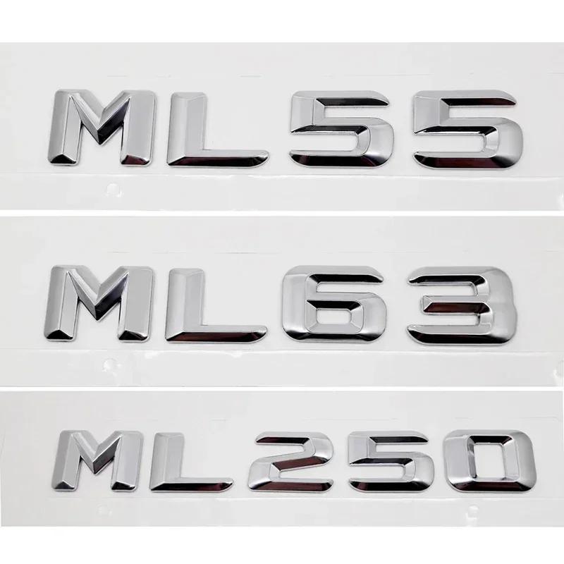3D Car Rear Trunk Letters Stickers Decal Accessories for Mercedes Benz Old Style ML55 ML63 ML250 ML300 ML320 ML350 ML400 ML430 AX1