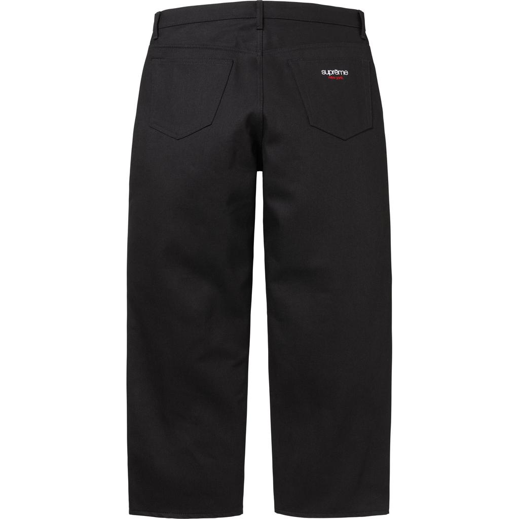 Supreme Rigid Baggy Black Selvedge Jean SUP-FW25-177