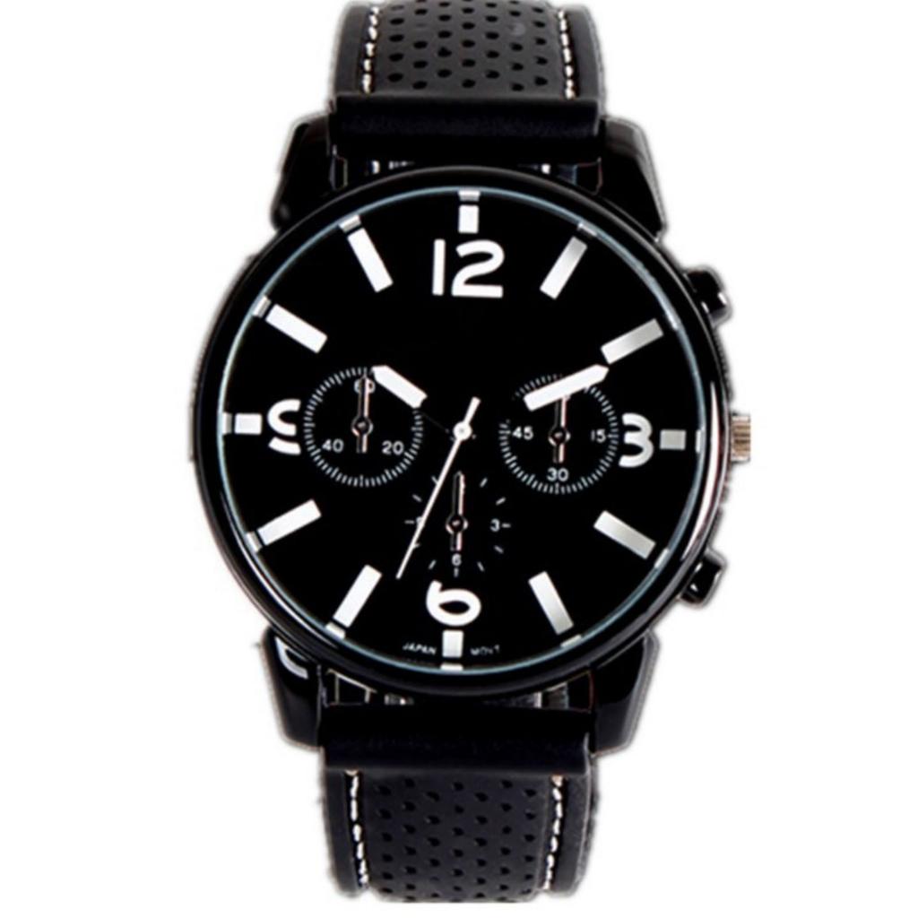 Men's Waterproof Luminous Running Alarm Clock Watch