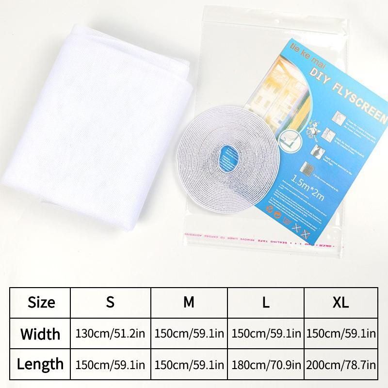 Anti-Mosquito Window Screen Mosquito Curtains Gauze Anti-Insect Mesh Nets Summer Insect Proof Net DIY Window Screen Tulle Mesh