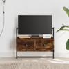 VidaXL Wall-Mounted TV Cabinet Smoked Oak 60.5x30x51 Cm Engineered Wood 833455