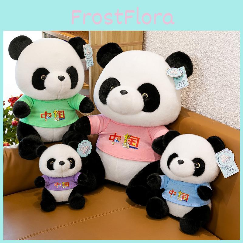 Plush Panda Doll Soft Stuffed Toy Pp Cotton Filling For Bedroom Comfort Gift