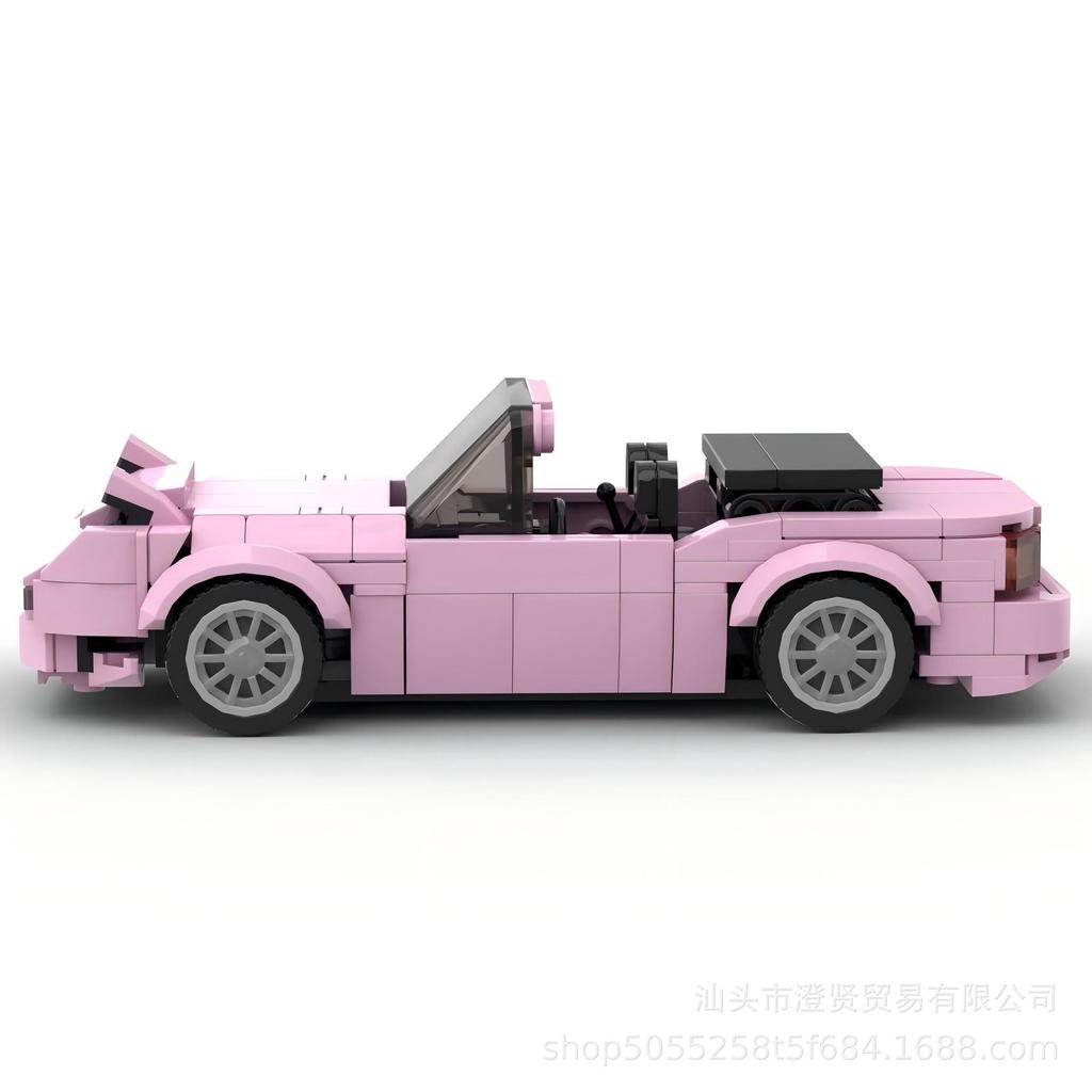 Совместимо с Строительными Блоками MOC Розовый Код Zida DIY Игрушка Сборка Сборка Подарок на День Рождения Настольное Украшение Частицы