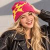 Warm Street Beanies Y2K Winter Hat Fashion Jacquard Knitted Hat  for Men Women