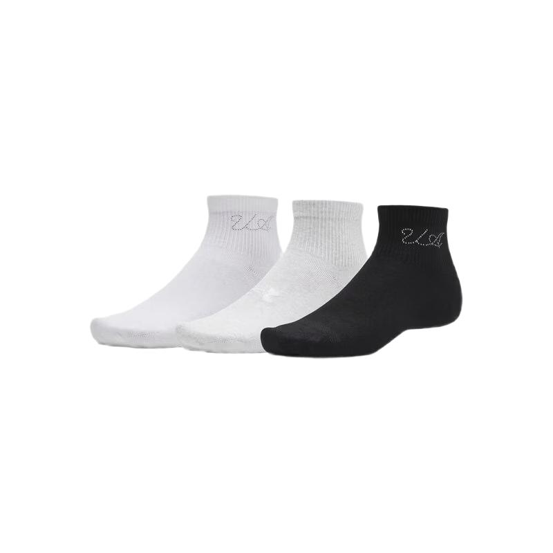 Under Armour Sportstyle 3-Pack Cotton Blend Short Socks