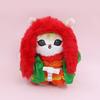 Плюшевая игрушка Акула-Кошка с коротким мехом, подарок для девочек и декор для дома
