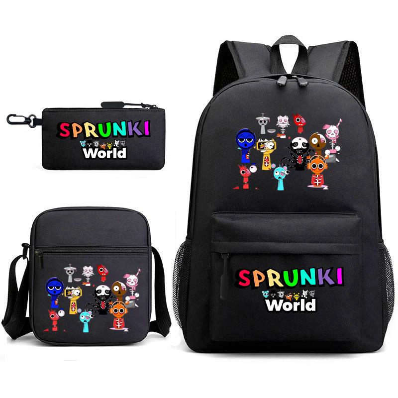 Мерч для ритм-бокс игры Рюкзак для начальной школы sprunki мультяшный рюкзак «Звездное небо» набор из 3 предметов D