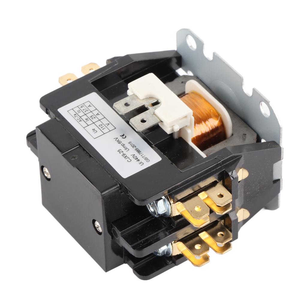 Контактор переменного тока CJX9 25 2P Серебряный сплав Контакт Огнестойкий PP Shell 25A Кондиционер AC