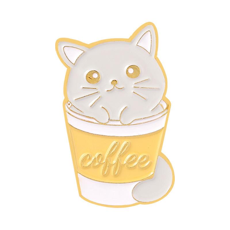 Adorable Japanese Cat Brooch Cute Animal Enamel Pin Fashionable Accessories For All
