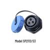WEIPU SP21 Waterproof Aviation Plug, 2-12 Pin Male Connector with Rear Nut Socket
