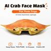 Funny Design Crab Mask 3D Printed Prank Prop Crab Shell Prank Swimming Crab Mask  Halloween