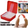 60PCS/Box Extra Powerful Double Sided Adhesive Tape Contact Strong Waterproof Removable Mounting Tape For Walls Wood Tile Plastic