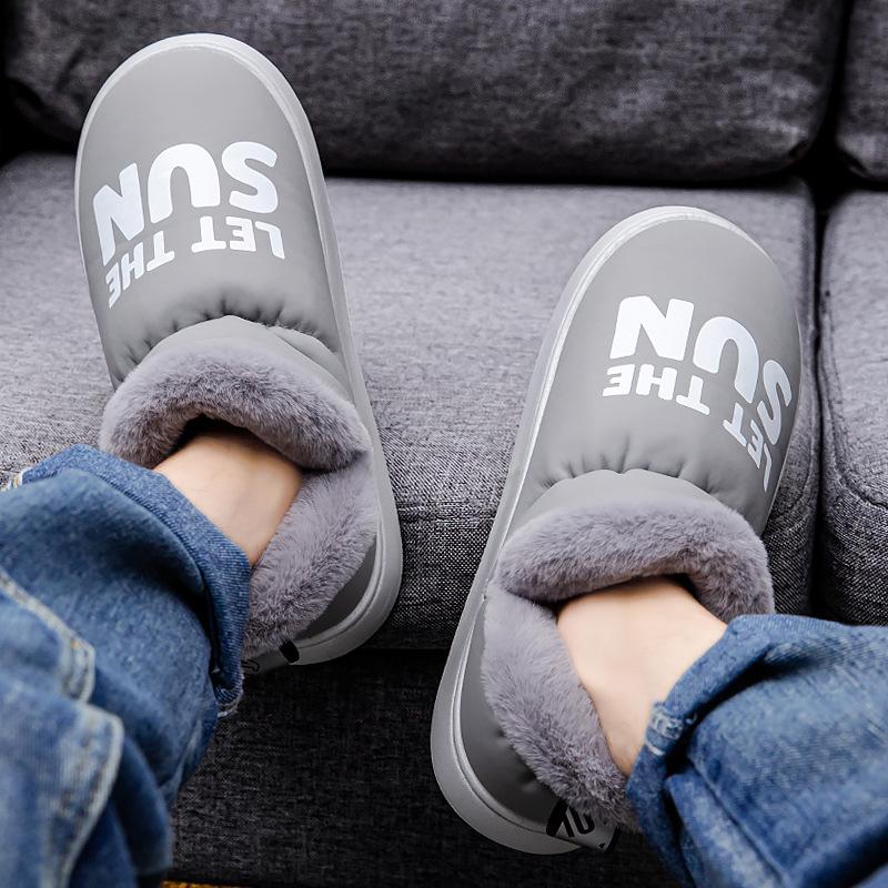 Парные зимние ботинки, новые зимние плюшевые теплые туфли на каблуке для мужчин, нескользящая платформа, мягкие, унисекс, износостойкие мужские ботильоны