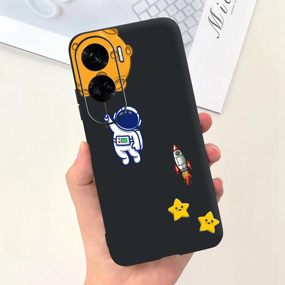 Candy Color Silicon Case For Honor 90 Lite 2023 Cute Soft Rubber Phone Bumper For Honor 90lite CRT-NX1 5G Back Cover