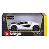 Bburago 1/24 Scale Lamborghini Countach LPI 800-4 White / Diecast Model Car, Finished Product, 18-21102 WT
