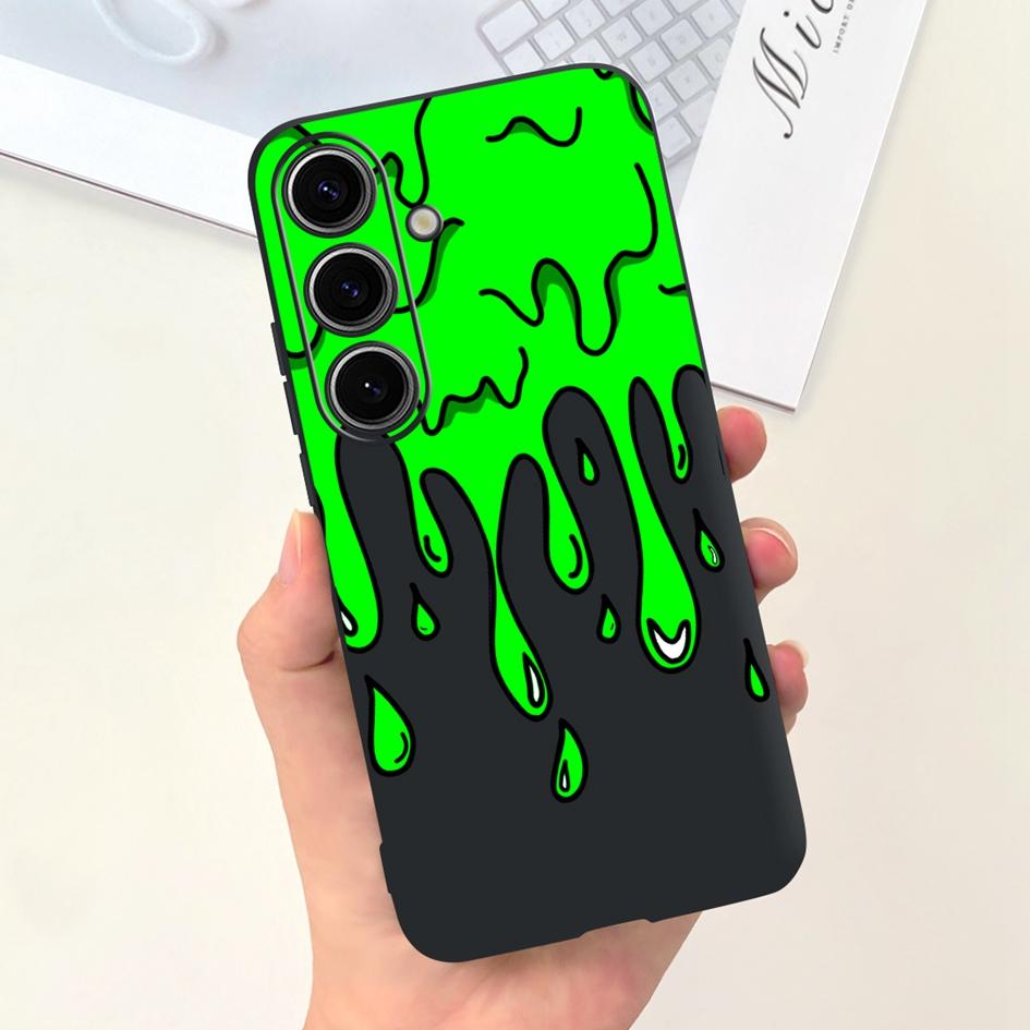 Чехол для Samsung Galaxy S24 Plus Милый Желтый Утенок Астронавт Матовый Силиконовый Мягкий Чехол для Samsung S 24 S24 Ultra S24+ 5G Funda