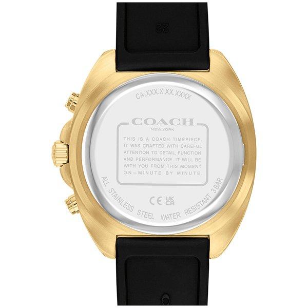 Coach Charter Black Strap Black Dial 14602708 Wrist Watch