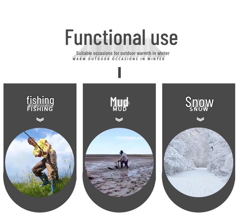 2025 Autumn/Winter Plus Size Warm Snow Boots - High-Top Cotton Comfort for Couples and Seniors