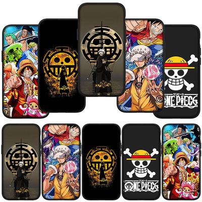 Чехол для телефона Samsung Galaxy S23 S24 iPhone 16 15 14 Xiaomi Redmi Note 13 12 11 Plus 10 Pro Max X XR OPPO Huawei Trafalgar Law Poster Luffy One Piece