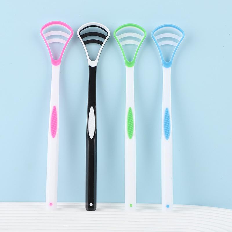 Silicone Tongue Scraper 1PCS Ergonomic Grip for Daily Oral Health Effortlessly Cleans Tongue Surface