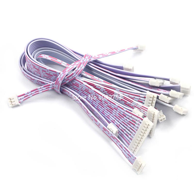 50 шт./лот Разъем PH2.0 Female Terminal Cable 10см 20см 30см 2.0 JST Провод 2-контактный 3-контактный 4-контактный 5-контактный 6-контактный 7-контактный 8-контактный 9-контактный 10-контактный 11-контактный 12-контактный Одно/Двухголовый