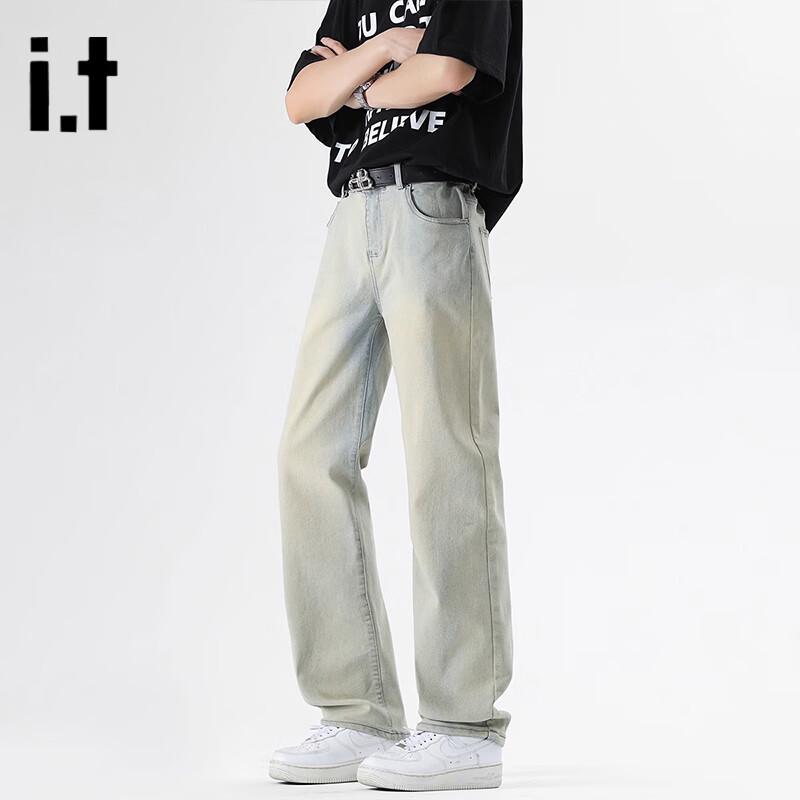 Мужские джинсы Izzue в стиле ретро прямого кроя