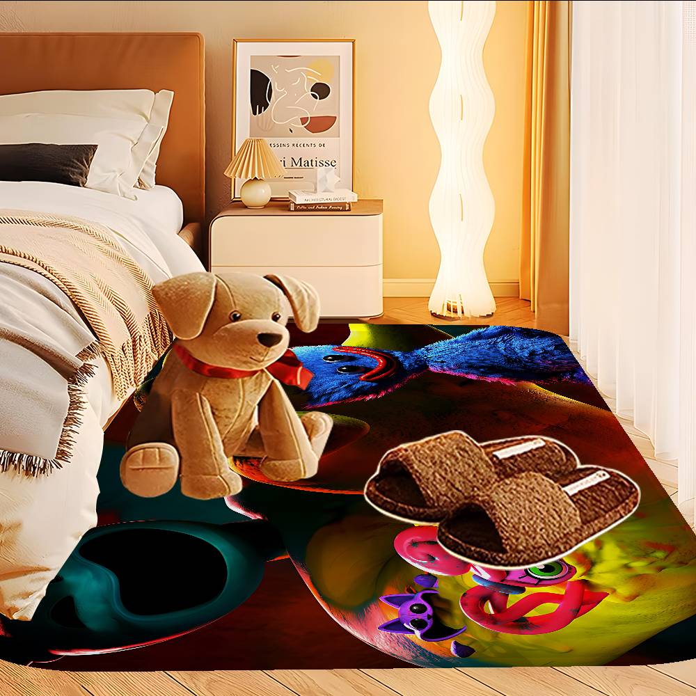 Игровой Забавный P-Poppy Playtime Придверный Коврик Nordic Style Домашний Коврик для Входа Ванная-Туалет Коврики Спальня Отель Декор Коврик