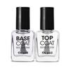 OZ nail базовый набор для маникюра 2 предмета (Базовое покрытие для защиты 8 мл + Верхнее покрытие 'Стеклянный блеск' 8 мл набор 1)