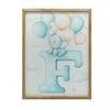 Poster Baby Elephant On The Letter "F" Poster Baby Elephant On The Letter "F", 70X100 Cm, Frameless, Matte Paper 230 Gsm