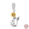 100% 925 Silver Fantasy Flying Dragon Mysterious Butterfly Charms Pendants Fit Qikaola Original Bracelets DIY Jewelry