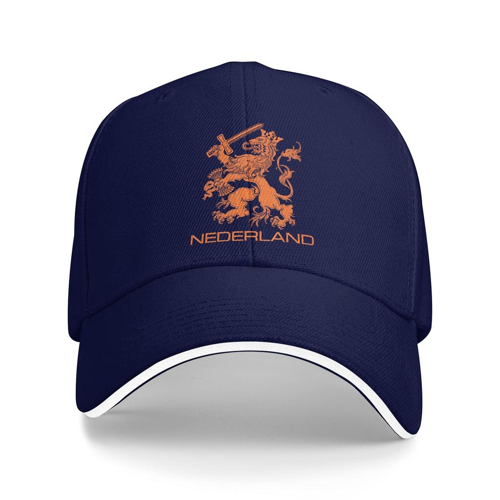 Baseball Cap DUTCH LION OF THE NETHERLANDS Running Hippie Trucker Hat For Women Men Sun Visor Vintage Baseball Caps