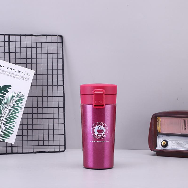 Comes with Filter Travel Coffee Mug Thermos Cup Thermal Stainless Steel Flask Vacuum Tea Cup Car Coffee Cup