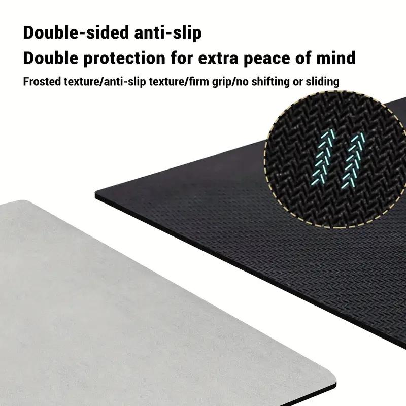 Solid color diatom mud bathroom absorbent floor mat toilet toilet stepping mat anti-slip mat home entrance mat
