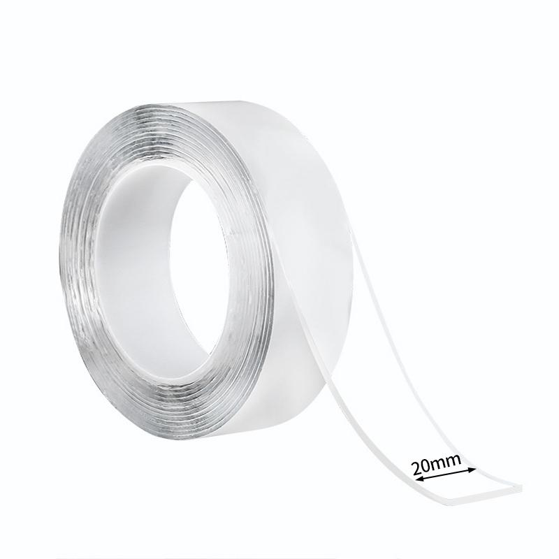 Nano Tape Двусторонние клейкие ленты Прозрачные NoTrace Многоразовые водонепроницаемые настенные наклейки для ванной комнаты, кухни, товаров для дома