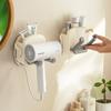 Держатель для фена, настенный выпрямитель для волос, держатели для фена, органайзер для ванной, стеллаж для хранения, полка, аксессуары для ванной комнаты