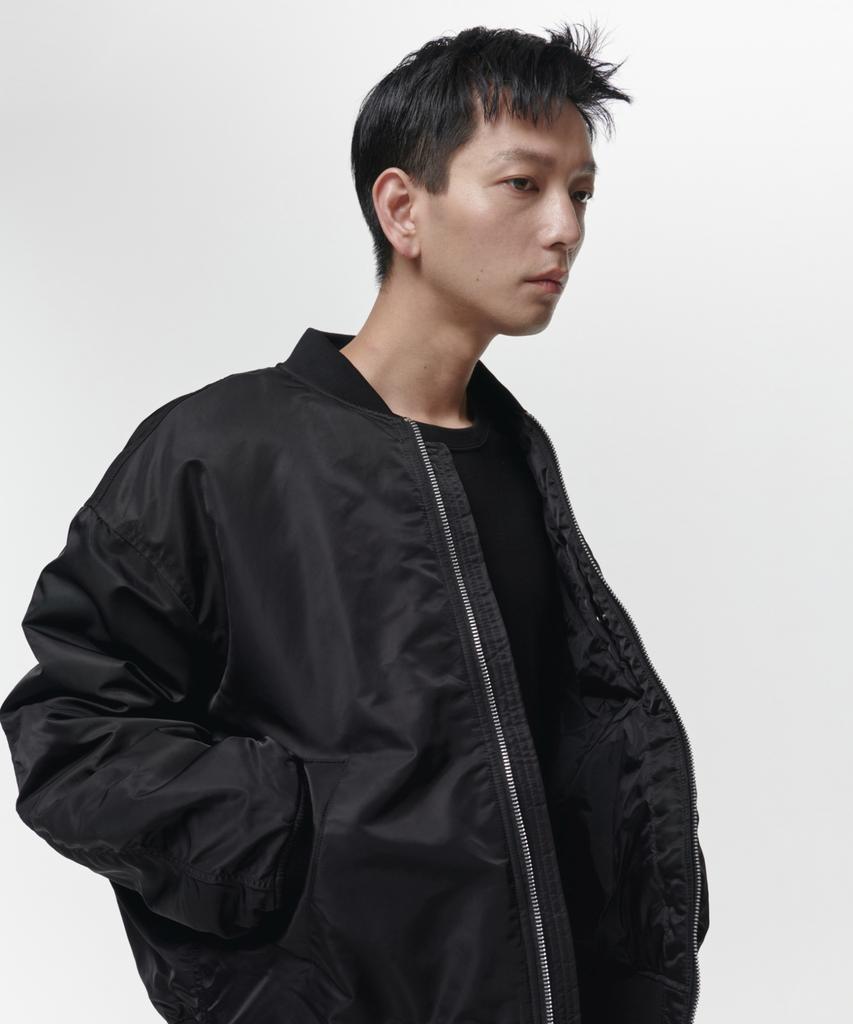 Musinsa Standard Oversized Ma-1 Bomber Jacket [Black]
