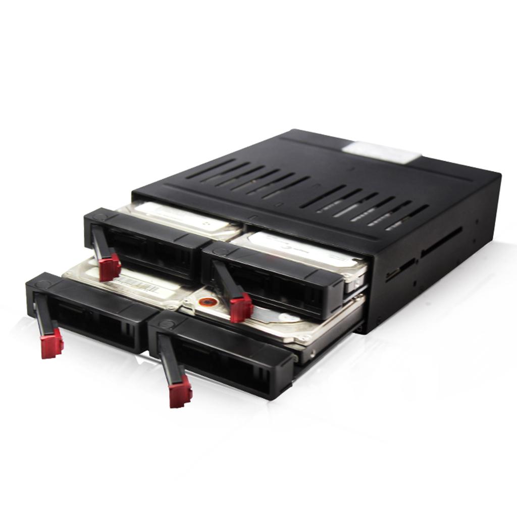 HE-2006 4x2,5-дюймовых слота Sata Внутренняя стойка для жесткого диска для корпуса HDD SSD Мобильный корпус Крышка со светодиодным индикатором
