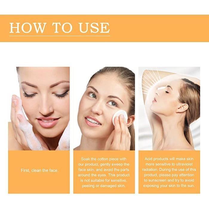 Lotion Visage - Glycolic Acid 7% - 100ml - Vegan - Tous Types De Peau