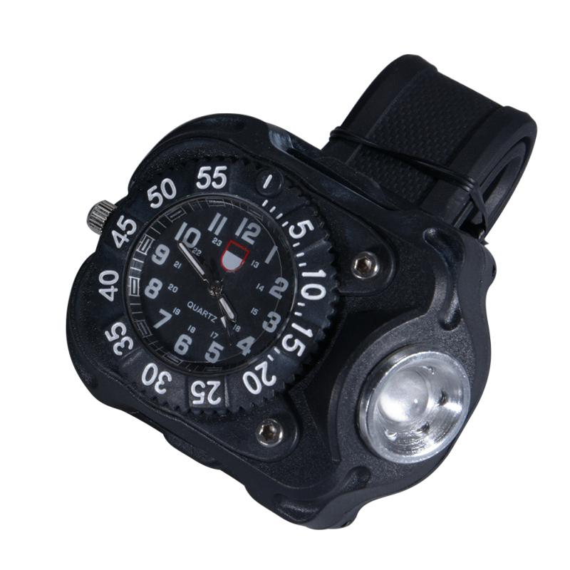 Горячий! 3в1 супер яркий светодиодный фонарик для часов, фонарик, компас, перезаряжаемые мужские наручные часы для занятий спортом на открытом воздухе