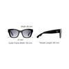 Chanel Square Sunglasses With Side Heart Decoration Unisex sunglasses CH5478A-C501S4
