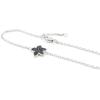 Les Trésors De Lily [I9102] - Silver Bracelet 'Flora' Black Silver (rhodium Plated) - 10 Mm