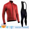 2025 Pro Team Winter Thermal Fleece Cycling Jersey Set Long Sleeve Bicycle Clothing Mtb Bike Wear Maillot Ropa Ciclismo Cycling