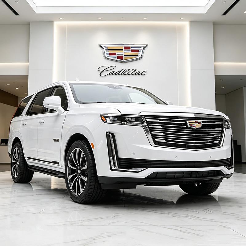 1:24 Cadillac Escalade SUV Alloy Model Car Toy Diecast Metal Casting Pull Back Sound and Light Car Toys For Collection Vehicle