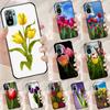Чехол-цветок тюльпана для Xiaomi Redmi Note 13 14 Pro 12 11 9 10 9S 10S 11S 12S Redmi 14C 10C 12C 13C