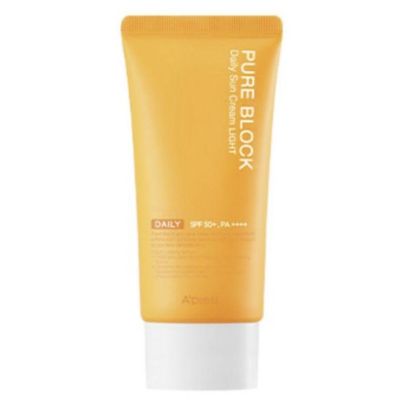 A'PIEU Pure Block Natural Daily Sunscreen Light SPF50+ PA++++ 50ml