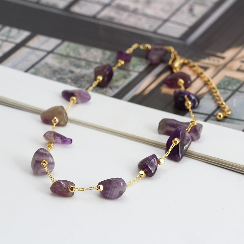 Нерегулярные многоцветные бирюзовые каменные браслеты на ногу для женщин, винтажный золотистый браслет на щиколотку, летние пляжные цепочки, браслет на ногу, бохо-украшения