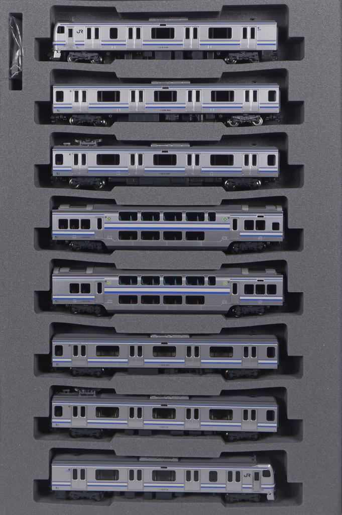 KATO N Gauge E217 Series Rapid Line Basic Set Model Train Yokosuka-Sobu 8-Car 10-1977