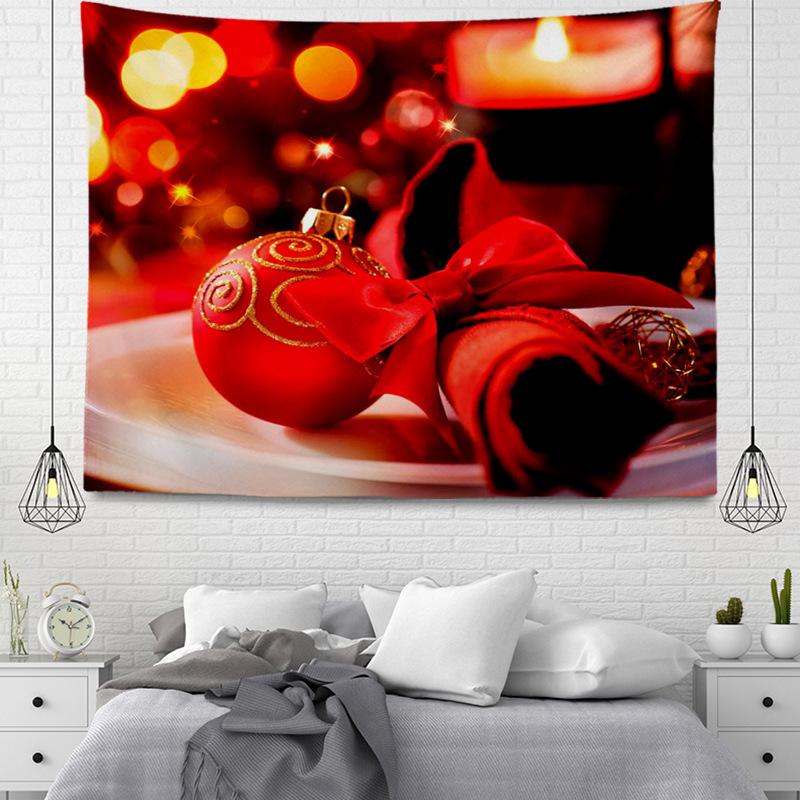 Серия подвесных тканевых гобеленов в рождественском стиле